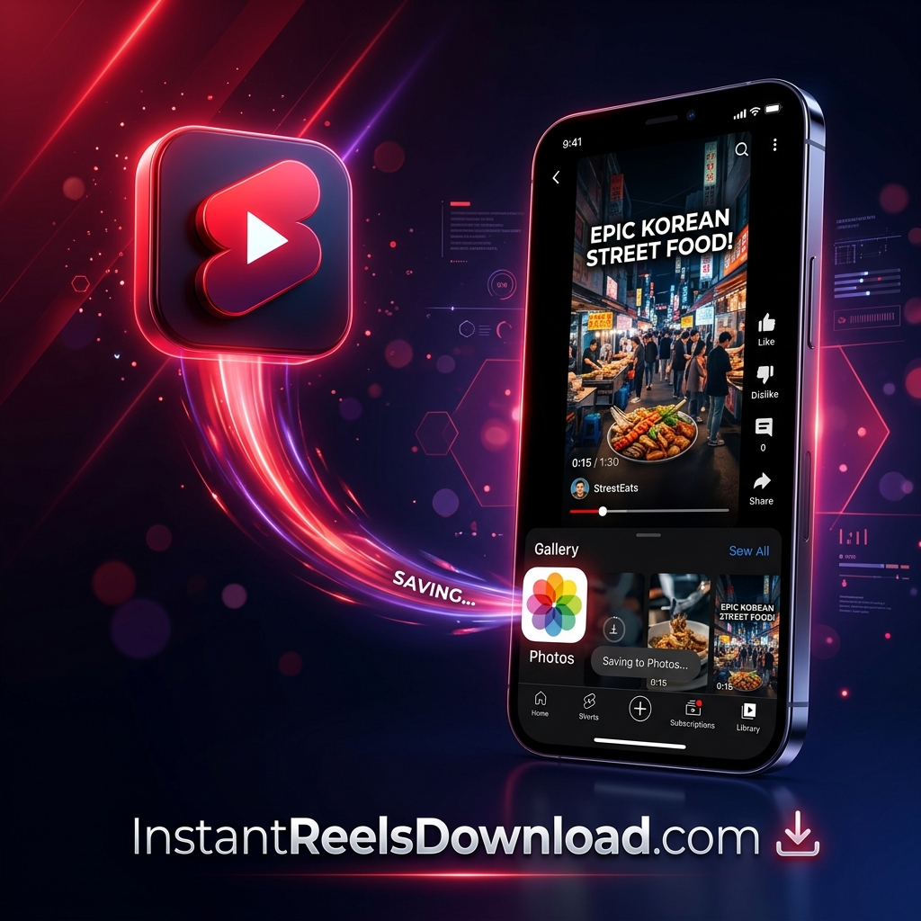 How to Save YouTube Shorts Videos Directly to Gallery / Camera Roll (Free & Fast)